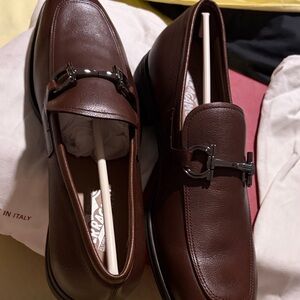 Men's Brown Leather Loafers